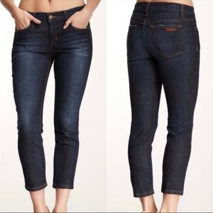 Joes Jeans Skinny Ankle Jeans Dark Wash Brilla Jeans Mid Rise Size 28